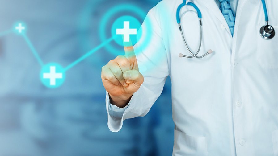 Doctor with a stethoscope 