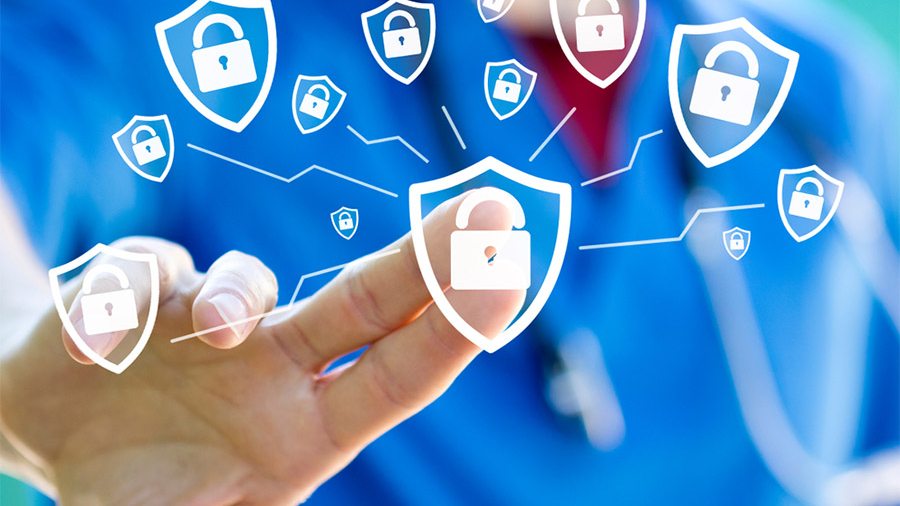 Healthcare worker and cyber locks
