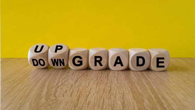 Upgrade and downgrade blocks